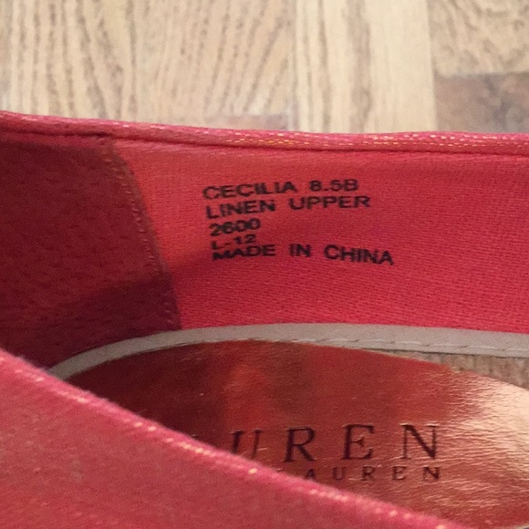 Ralph Lauren Espadrille Wedge - Picture 3 of 4